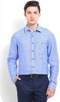 Blackberrys Men's Solid Casual Blue Shirt