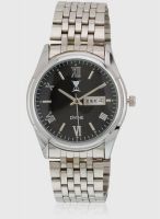 Dvine Dd3083-Bk01 Silver/Black Analog Watch