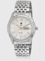Dvine Dd3083-Wt01 Silver/White Analog Watch