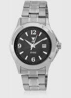 Dvine Dd3087-Bk01 Silver/Black Analog Watch