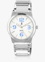 Dvine Ds 2114 Bl01 Silver/White Analog Watch