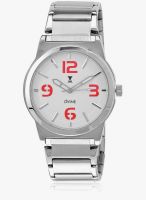 Dvine Ds 2114 Rd01 Silver/White Analog Watch