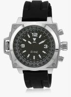 Dvine Sd 7024-Bk01 Black/Black Analog Watch