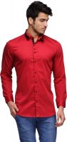 Feed Up Men's Solid Casual Red Shirt