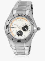 Florence F8062Wo Silver/White Analog Watch