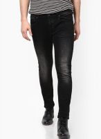 G-Star RAW Black Solid Slim Fit Jeans