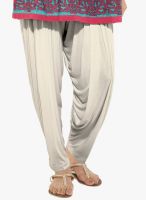 Go Colors Cream Solid Salwar