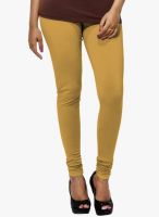 Go Colors Golden Solid Churidar