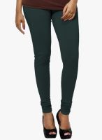 Go Colors Green Solid Churidar