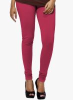 Go Colors Pink Solid Churidar