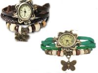 H.P.D Butterfly Combo Bracelet Look Analog Watch - For Girls, Women