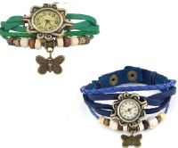 H.P.D Butterfly Combo Bracelet Look Analog Watch - For Girls, Women