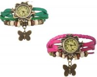 H.P.D Butterfly Combo Bracelet Look Analog Watch - For Girls, Women