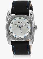 Helix 13Hg01-Sor Black/Silver Analog Watch