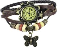 KMS Klassique Brown Analog Watch - For Women, Girls