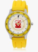 Liverpool Lfc-Ind-Aw-L4-010 Yellow/White Analog Watch