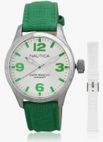 Nautica Green Analog Watch