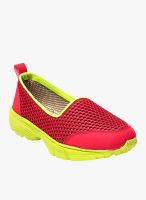 Nell Red Sporty Sneakers