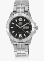 Orient Sem7l004b9 Silver/Black Analog Watch