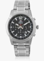 Orient Stw01004b0 Silver/Black Analog Watch