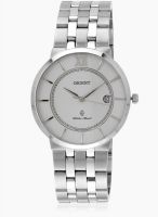 Orient Sund1004w0 Silver/White Analog Watch