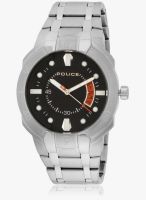 Police Pl13615js02mj Silver/Black Analog Watch