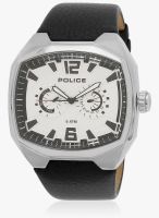 Police Pl14191Js04J Black/Silver Analog Watch