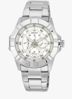 Seiko Srl065p1-Sor Silver/White Analog Watch