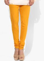 Stylenmart Mustard Yellow Solid Churidar