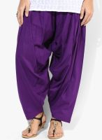 Stylenmart Purple Solid Patiala Salwar