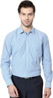 Van Heusen Men's Checkered Casual Blue Shirt