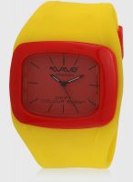 Wave London Wl-Cb-Yr Yellow/Red Analog Watch