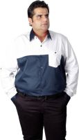Xmex Men's Printed Party White Shirt