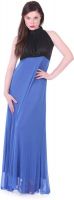 1 For Me Women's Gathered Blue Dress