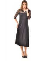 @499 Women's Maxi Black Dress