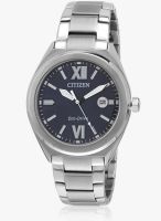 CITIZEN Aw1170-51L-Sor Silver/Blue Analog Watch