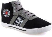 Comfort Kick Sneakers(Black, Grey)