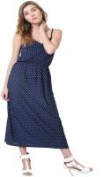 Dressvilla Women's A-line Blue Dress