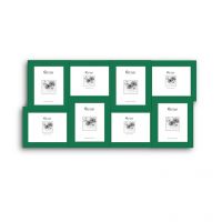 Elegant Arts And Frames Green 8 In 1 Collage Photo Frame