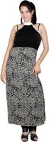 Fabrizia Women's Maxi Black, White Dress