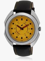 Fastrack 3117Sl03 Black/Yellow Analog Watch