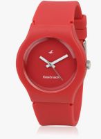 Fastrack Tees Nd9915Pp33J Light Red Analog Watch