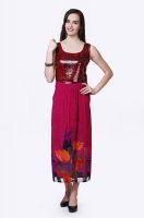 Glam And Luxe Women's Maxi Red Dress