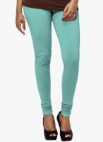 Go Colors Aqua Blue Solid Churidar