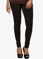 Go Colors Black Solid Churidar