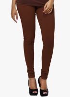 Go Colors Brown Solid Churidar