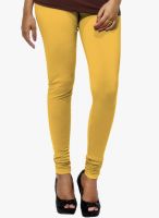 Go Colors Lemon Solid Churidar