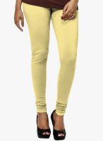Go Colors Lemon Solid Churidar
