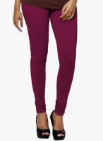 Go Colors Purple Solid Churidar