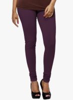 Go Colors Purple Solid Churidar